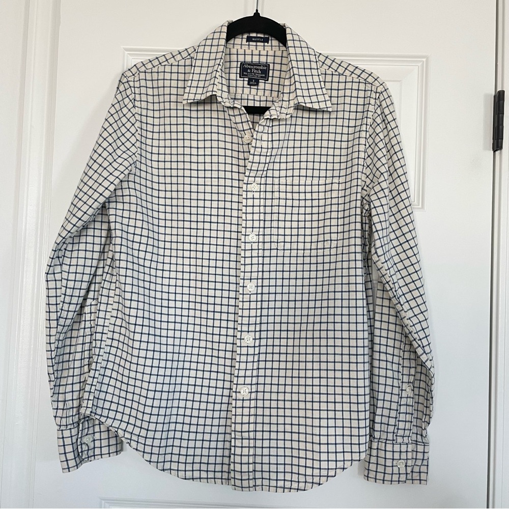Abercrombie & Fitch 100% cotton Black and White Checkered Shirt